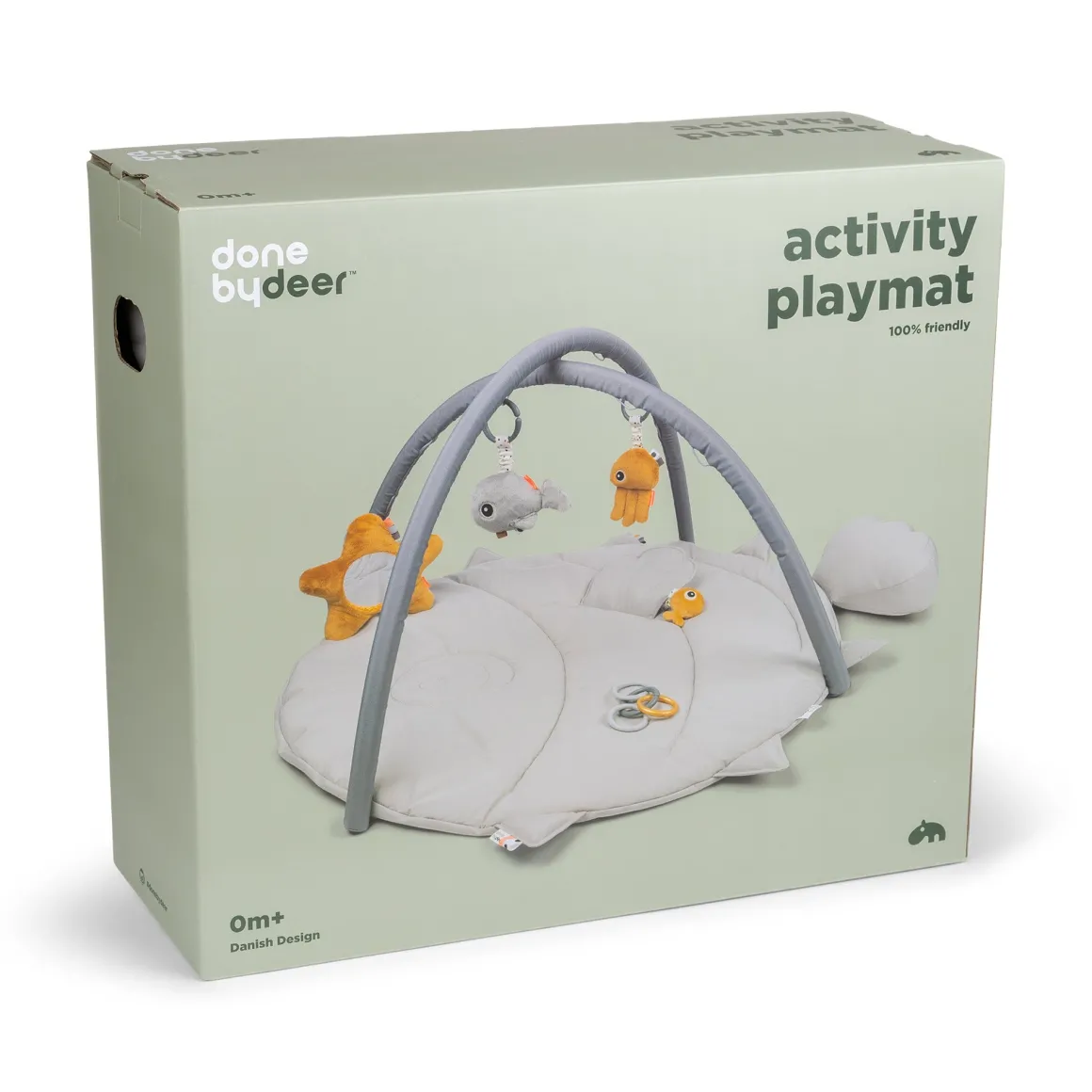 Activity play mat - Sea friends - Grey