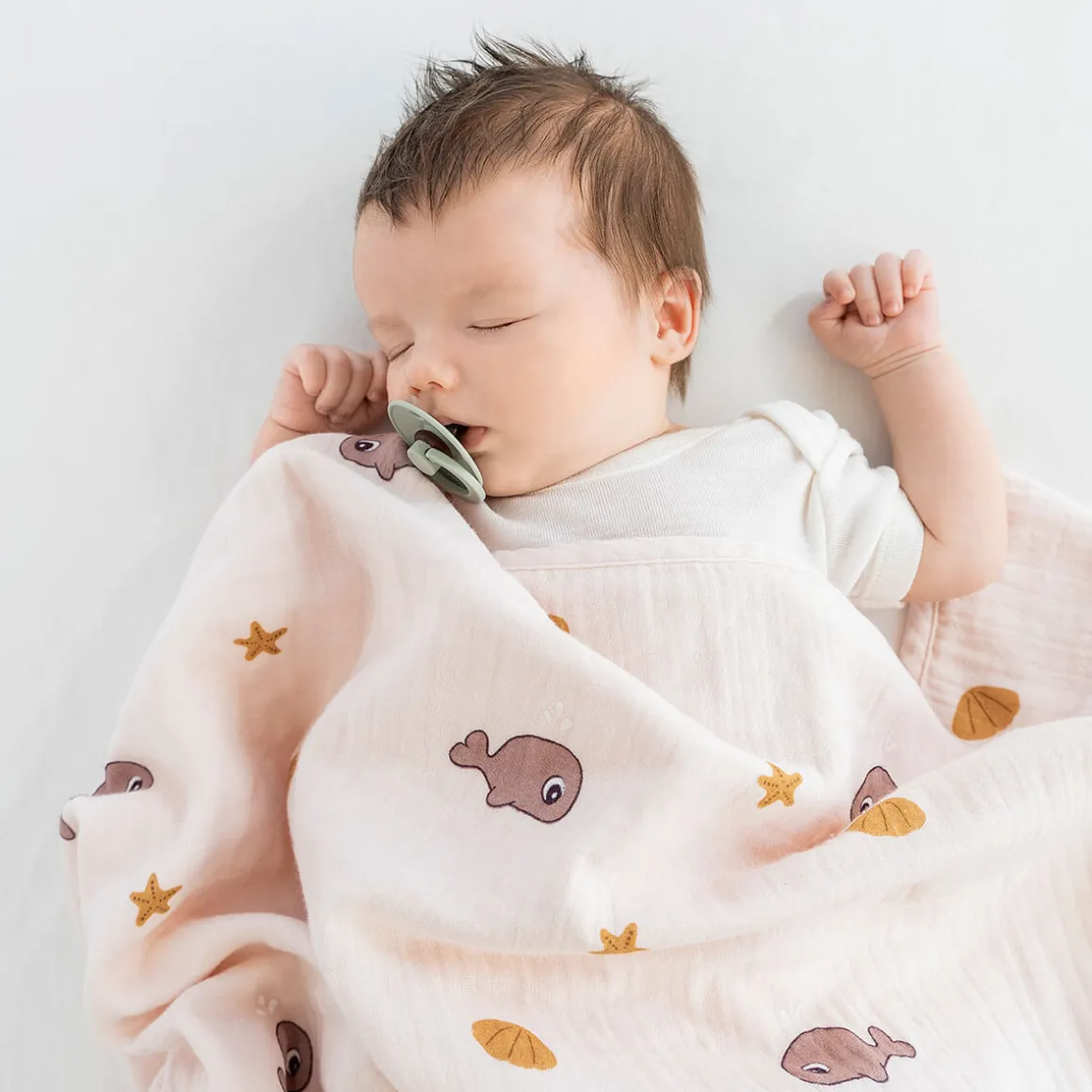 Baby blanket - Wally - Powder