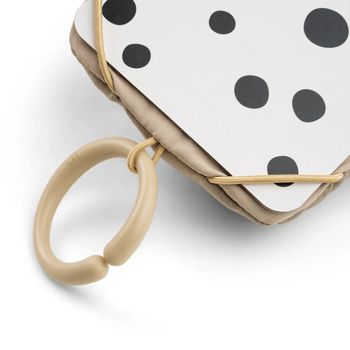 Baby contrast card holder - Deer friends - Sand
