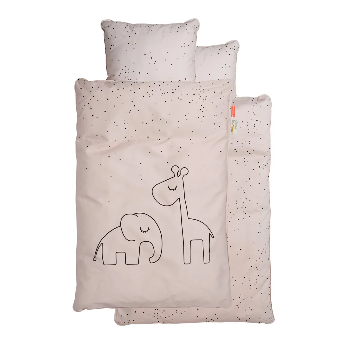 Bedlinen baby - Dreamy dots - Powder