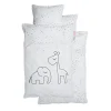 Bedlinen baby - Dreamy dots - White