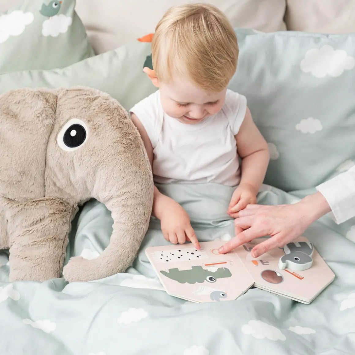 Bedlinen baby - Elphee - Blue