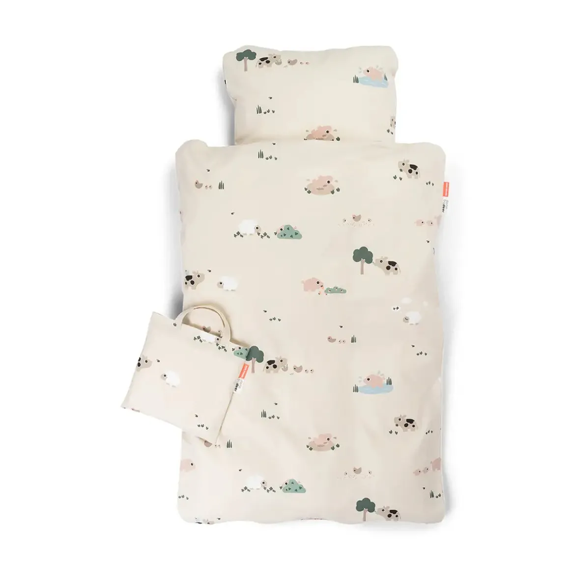 Bedlinen baby INT/DK - Tiny farm - Sand