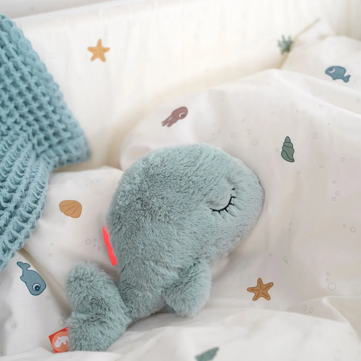 Bedlinen junior - Sea friends - Beige
