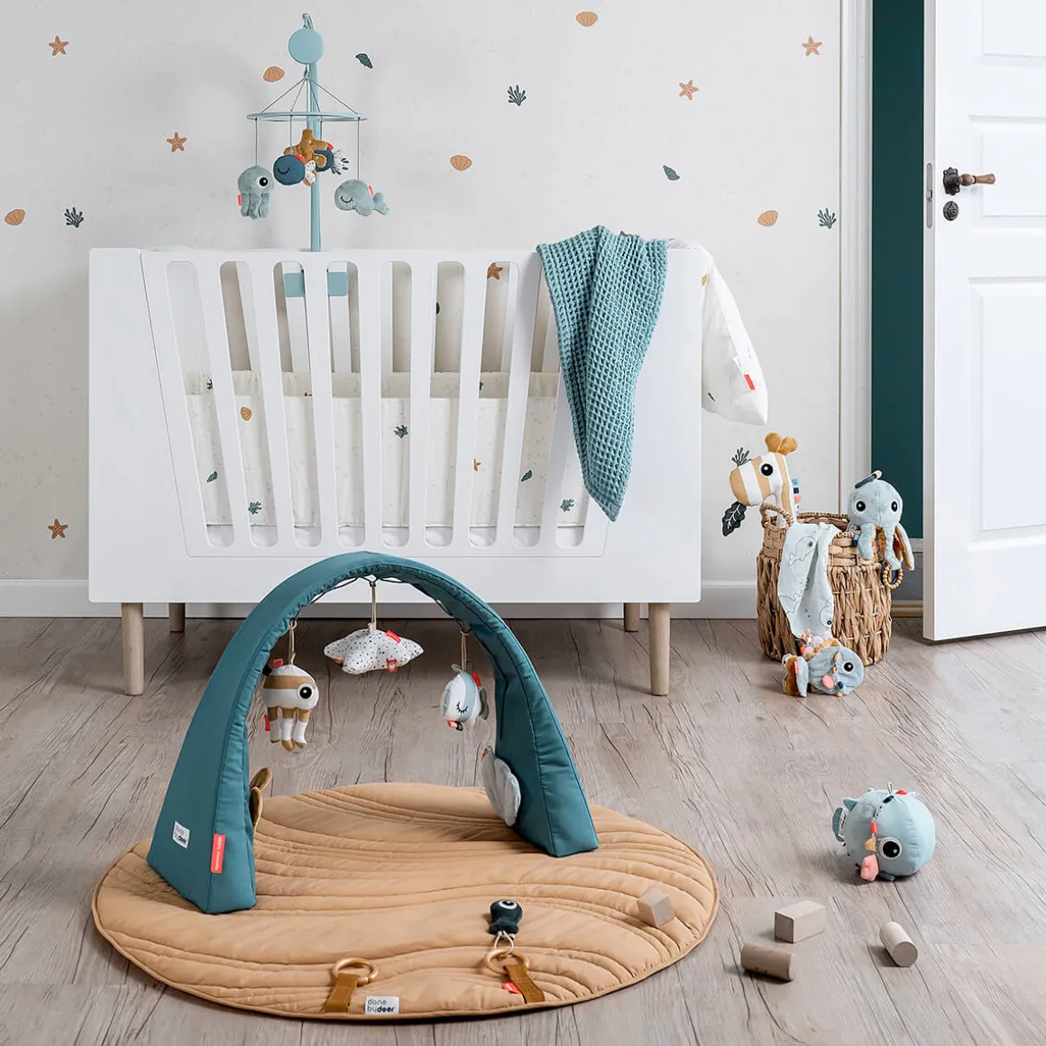 Bedlinen junior - Sea friends - Beige