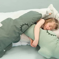 Bedlinen junior - Sleepy Croco - Powder