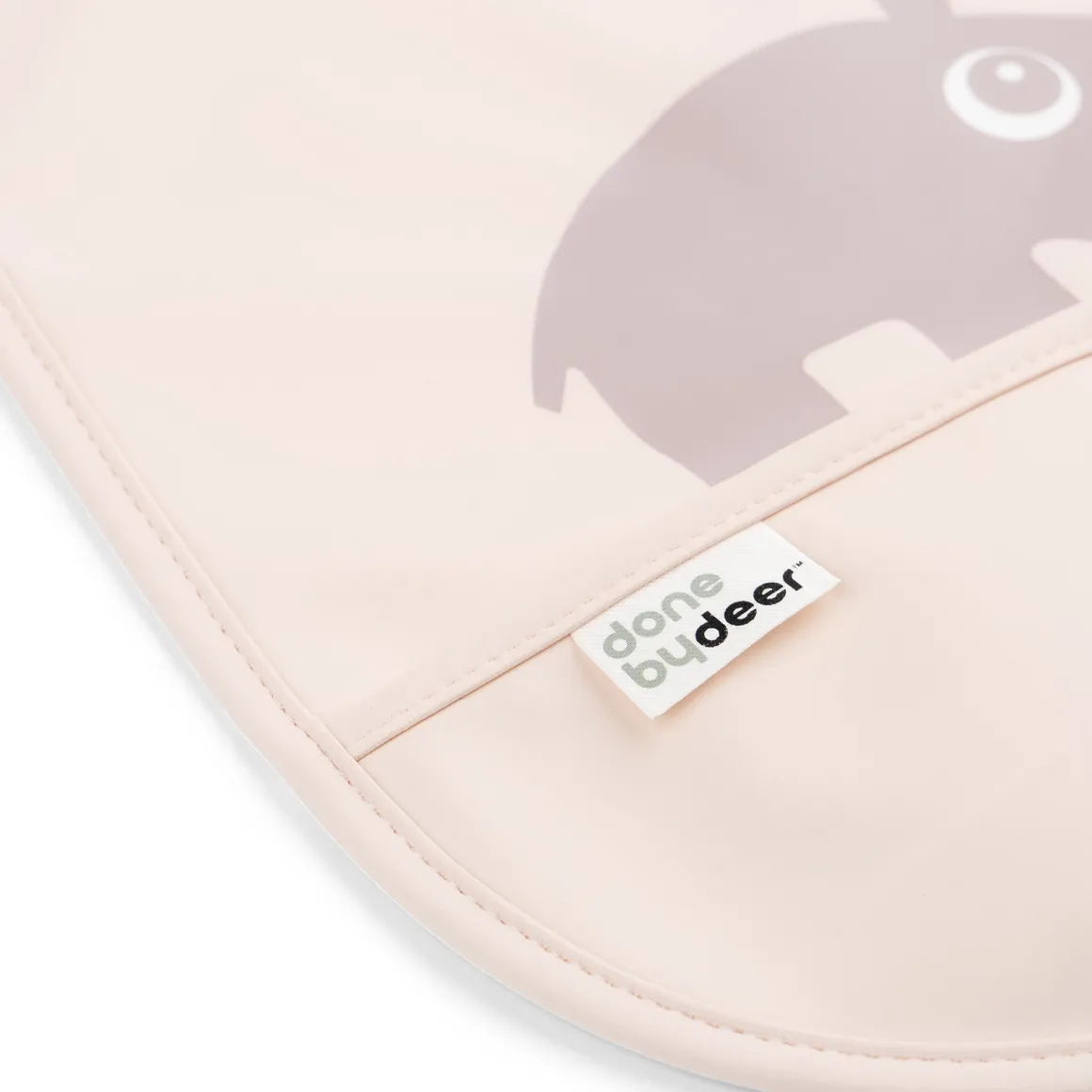Bib with velcro 2-pack - Ozzo - Powder
