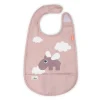 Bib w/velcro - Happy clouds - Powder