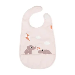 Bib w/velcro - Playground - Powder