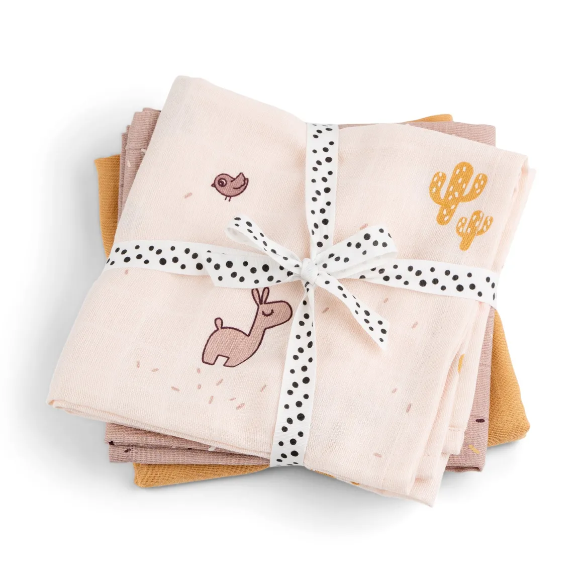 Burp cloth 3-pack - Lalee - Powder