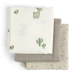 Burp cloth 3-pack - Lalee - Sand