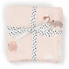Burp cloth 2-pack - Playground - Powder