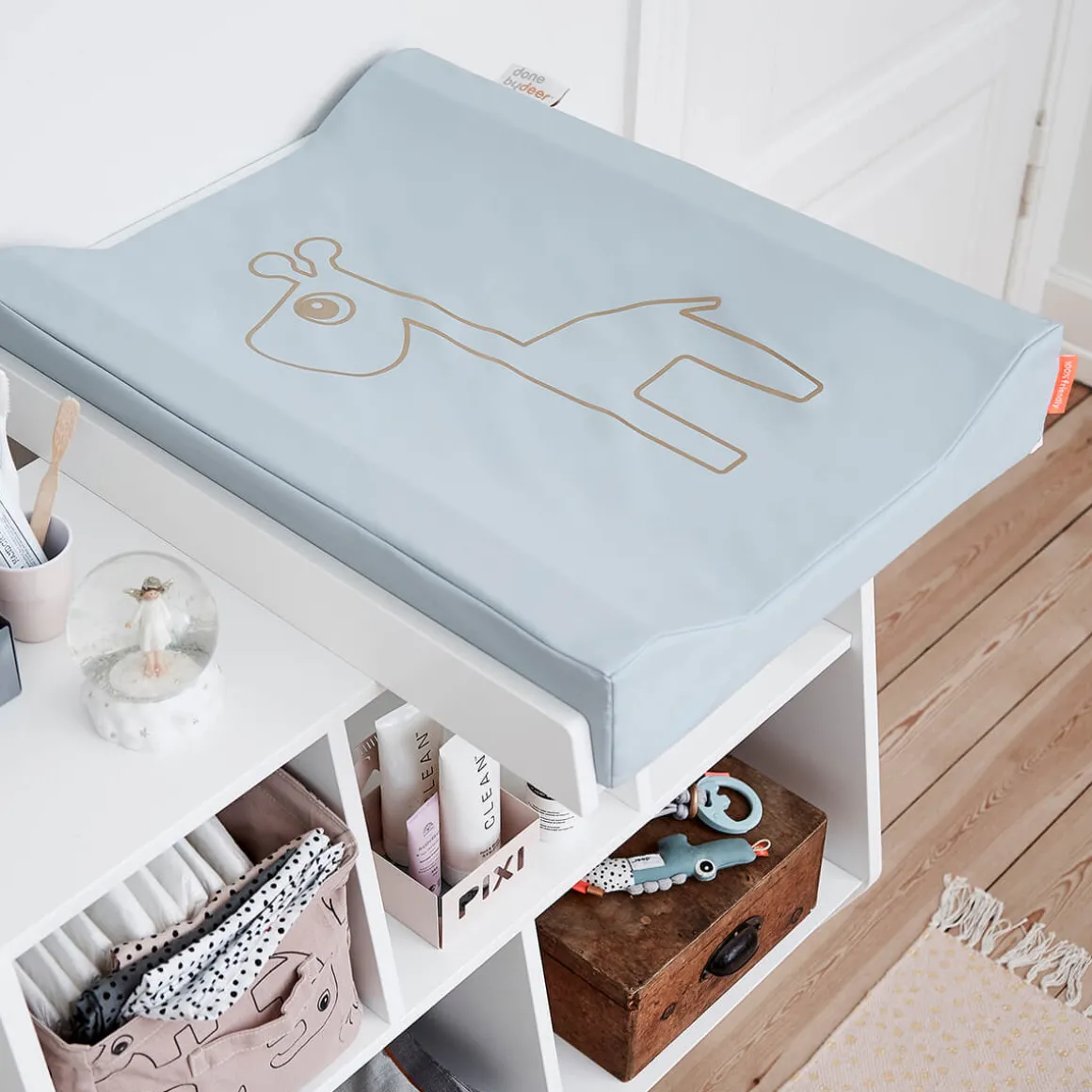 Changing pad easy wipe - Raffi - Grey