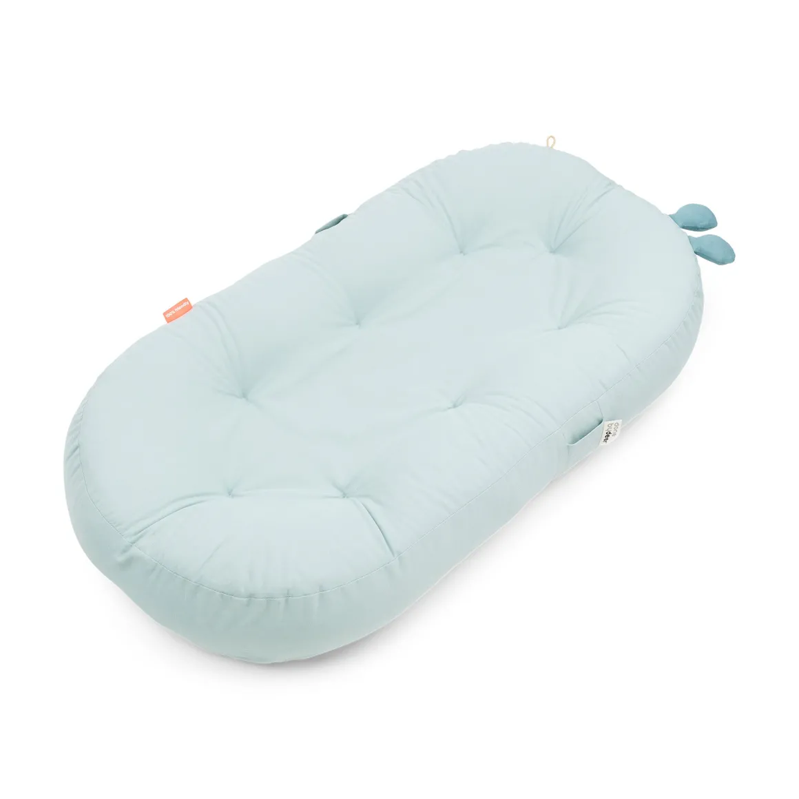 Cozy lounger with activity arch - Raffi - Blue