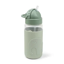 Easy-grip straw bottle - Elphee - Green - 350 ml