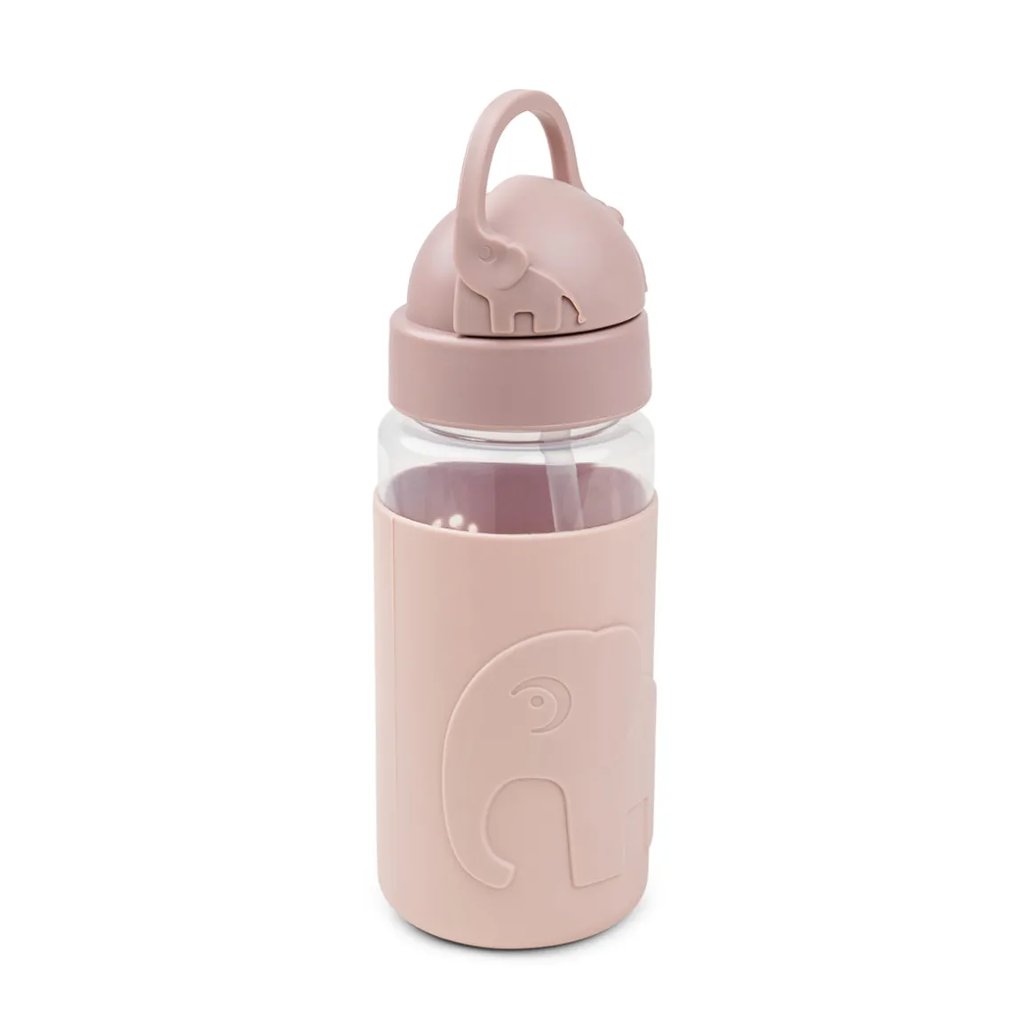 Easy-grip straw bottle - Elphee - Powder - 350 ml