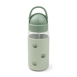 Easy-grip straw bottle - Elphee - Green - 350 ml
