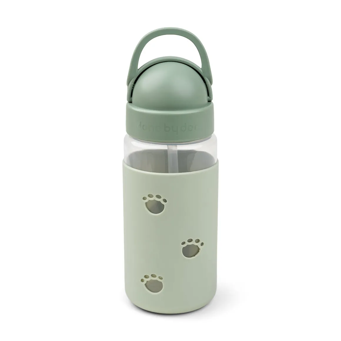 Easy-grip straw bottle - Elphee - Green - 350 ml