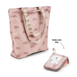 Foldable tote bag - Ozzo - Powder