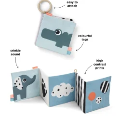 Fold-out soft book - Deer friends - Colour mix