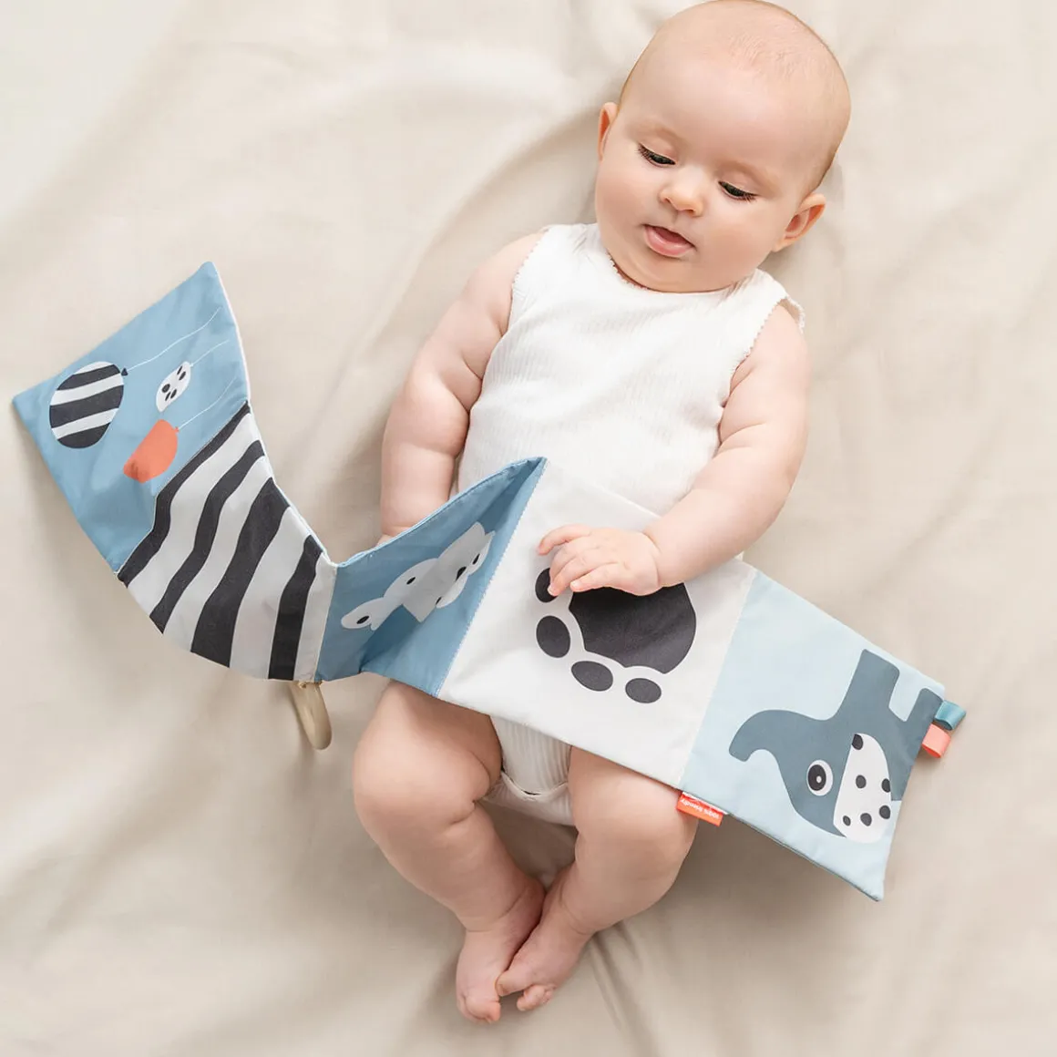 Fold-out soft book - Deer friends - Colour mix