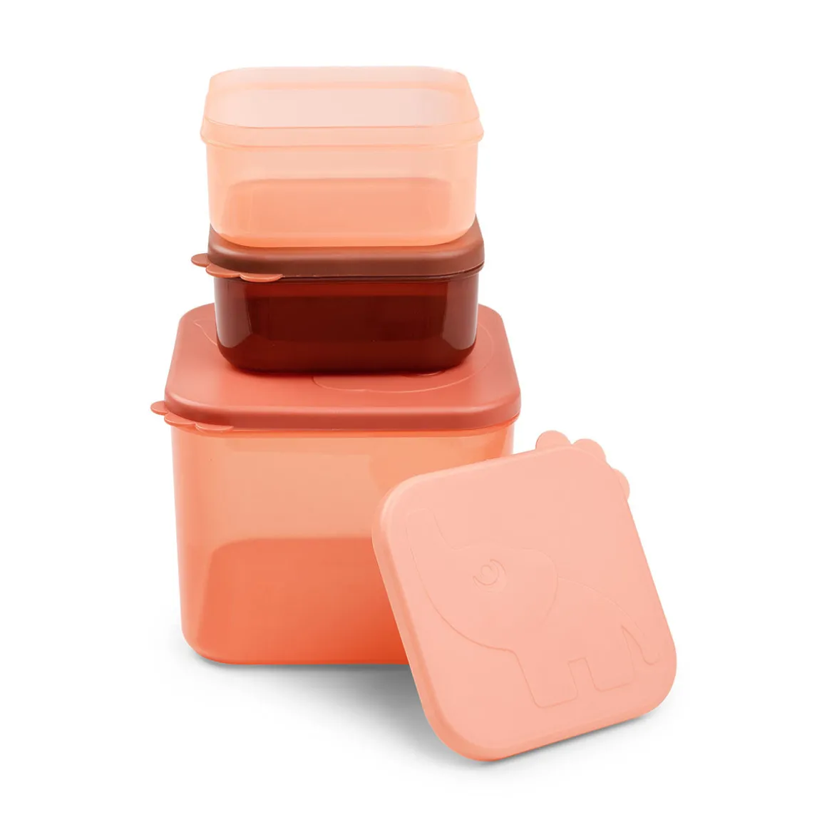 Food storage container set L - Elphee - Papaya