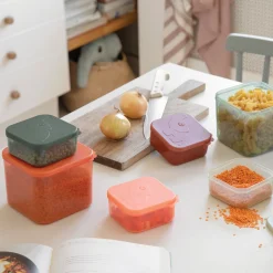 Food storage container set L - Elphee - Papaya