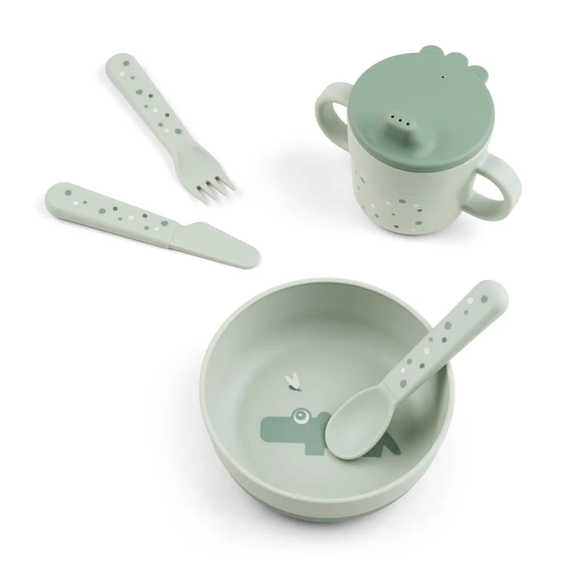Foodie bowl set - Croco - Green
