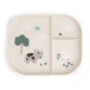 Foodie compartment plate - Tiny farm - Sand