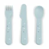 Foodie cutlery set - Happy dots - Blue