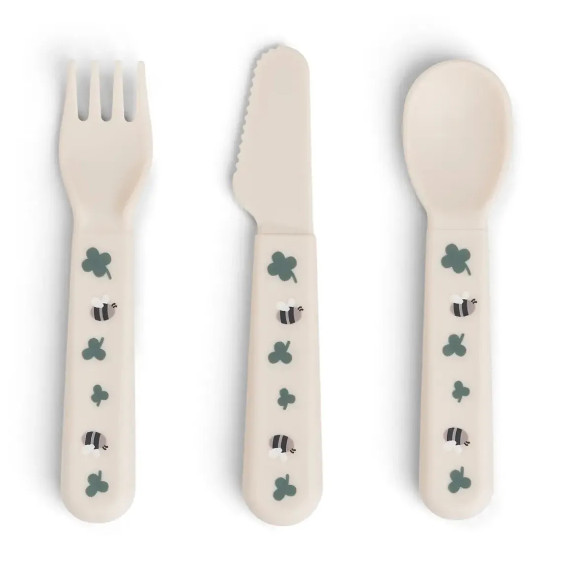 Foodie cutlery set - Tiny farm - Sand