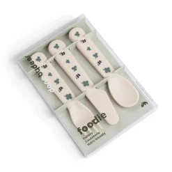 Foodie cutlery set - Tiny farm - Sand
