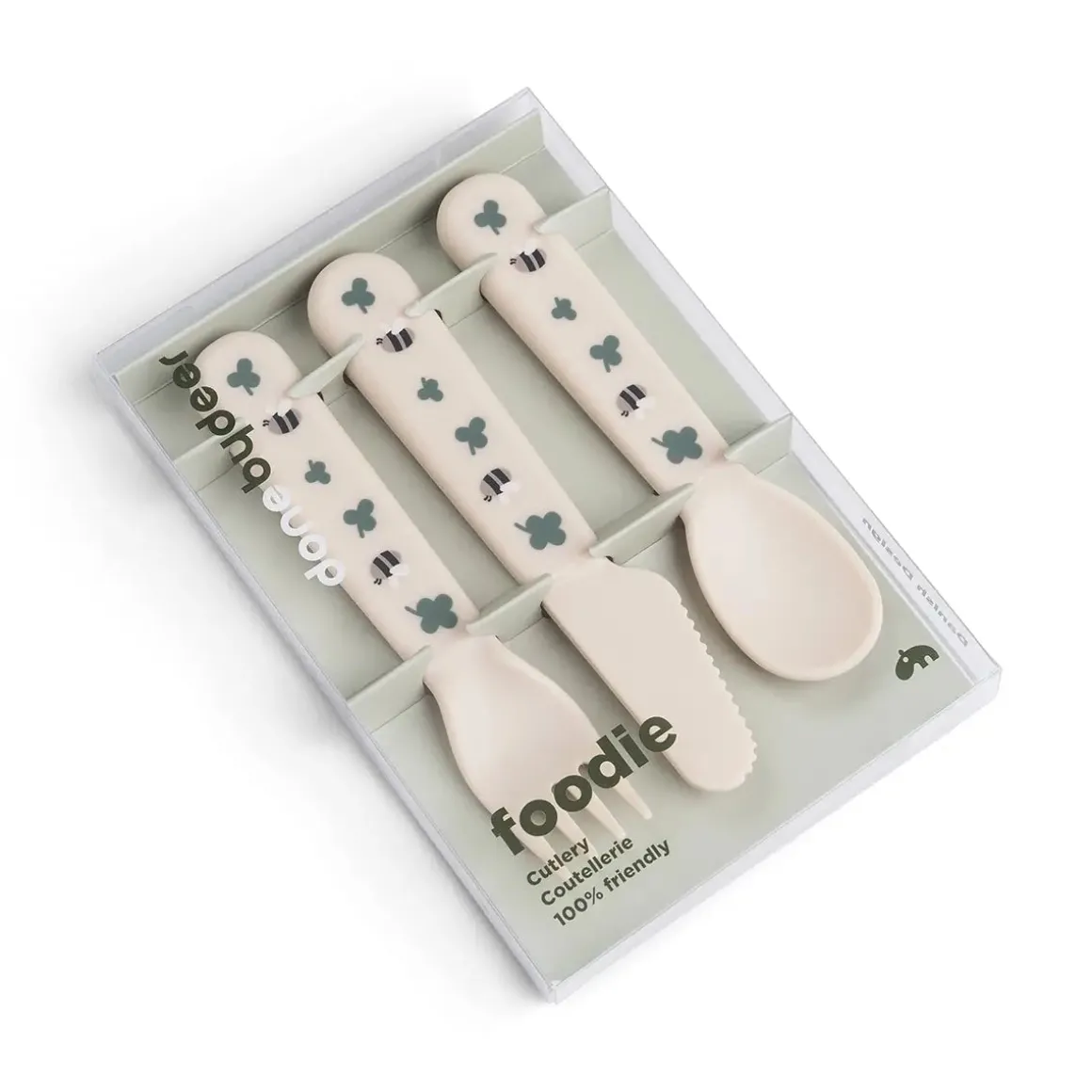 Foodie cutlery set - Tiny farm - Sand