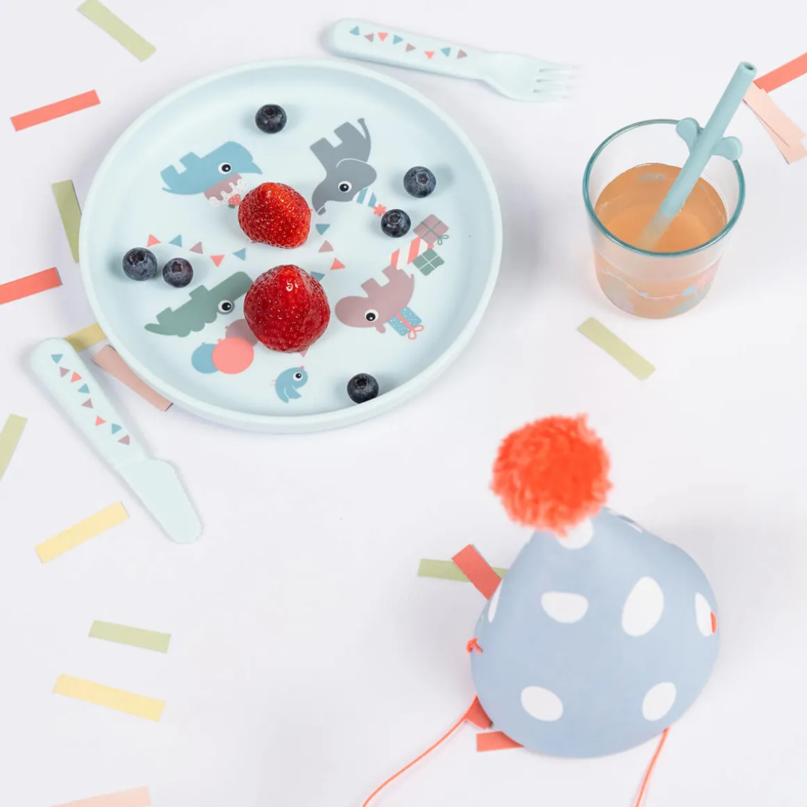 Foodie dinner set - Celebration - Blue