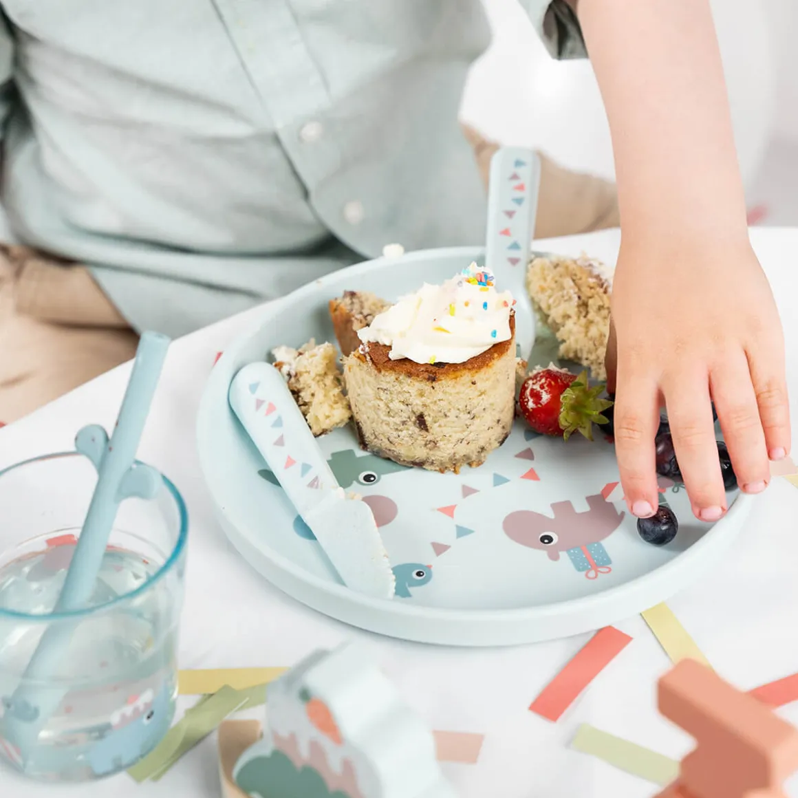 Foodie dinner set - Celebration - Blue