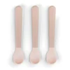 Foodie easy-grip baby spoon 3-pack - Powder