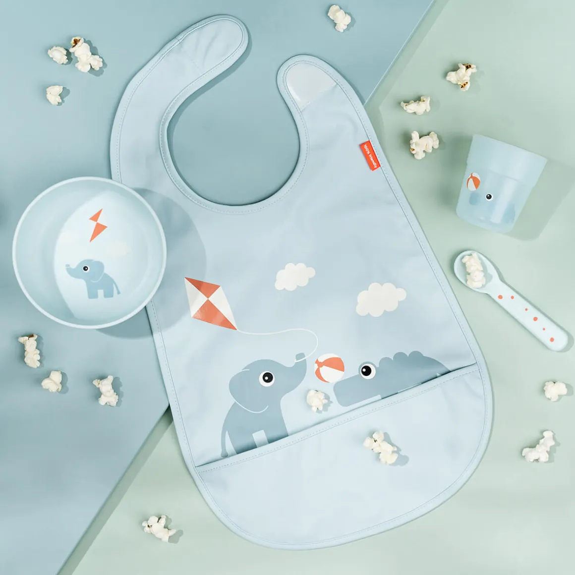 Foodie first meal set - Playground - Blue