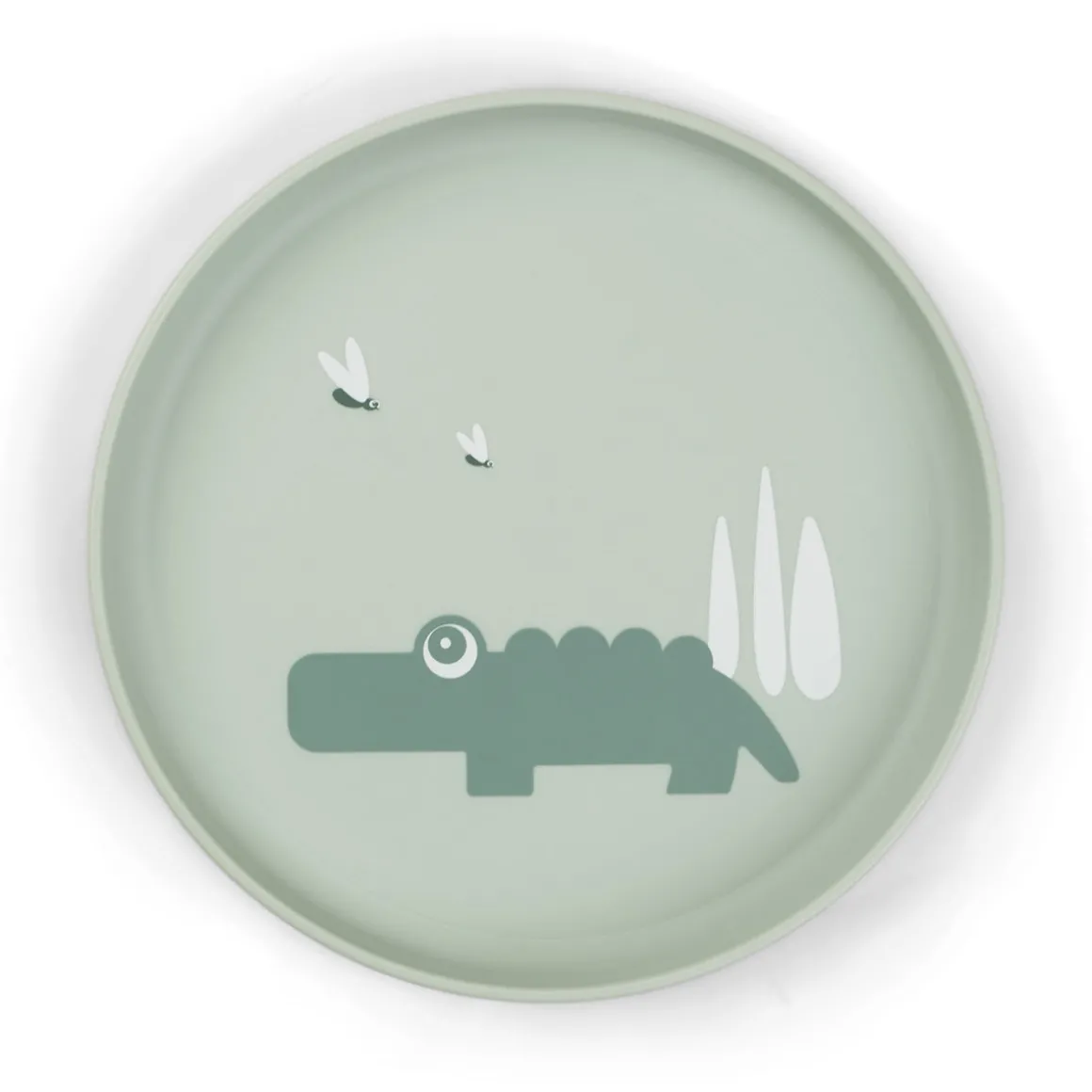 Foodie plate - Croco - Green