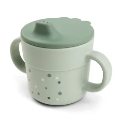 Foodie spout cup - Happy dots - Green