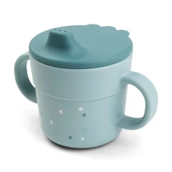 Foodie spout cup - Happy dots - Blue