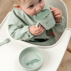 Foodie spout cup - Happy dots - Green