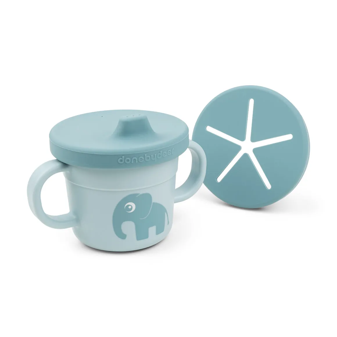 Foodie spout/snack cup - Elphee - Blue