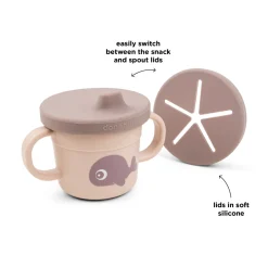 Foodie spout/snack cup - Wally - Powder