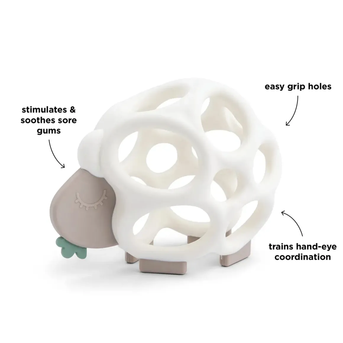Grip & teether toy - Sheepy - Sand