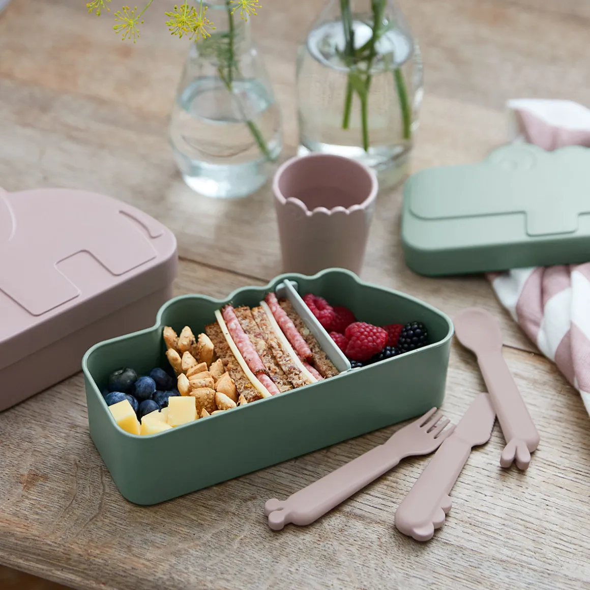 Kiddish lunch box - Croco - Powder