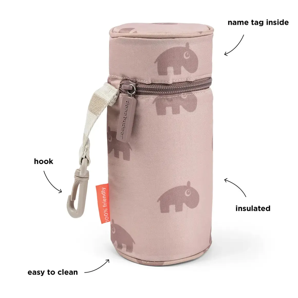 Kids insulated bottle holder - Ozzo - Powder