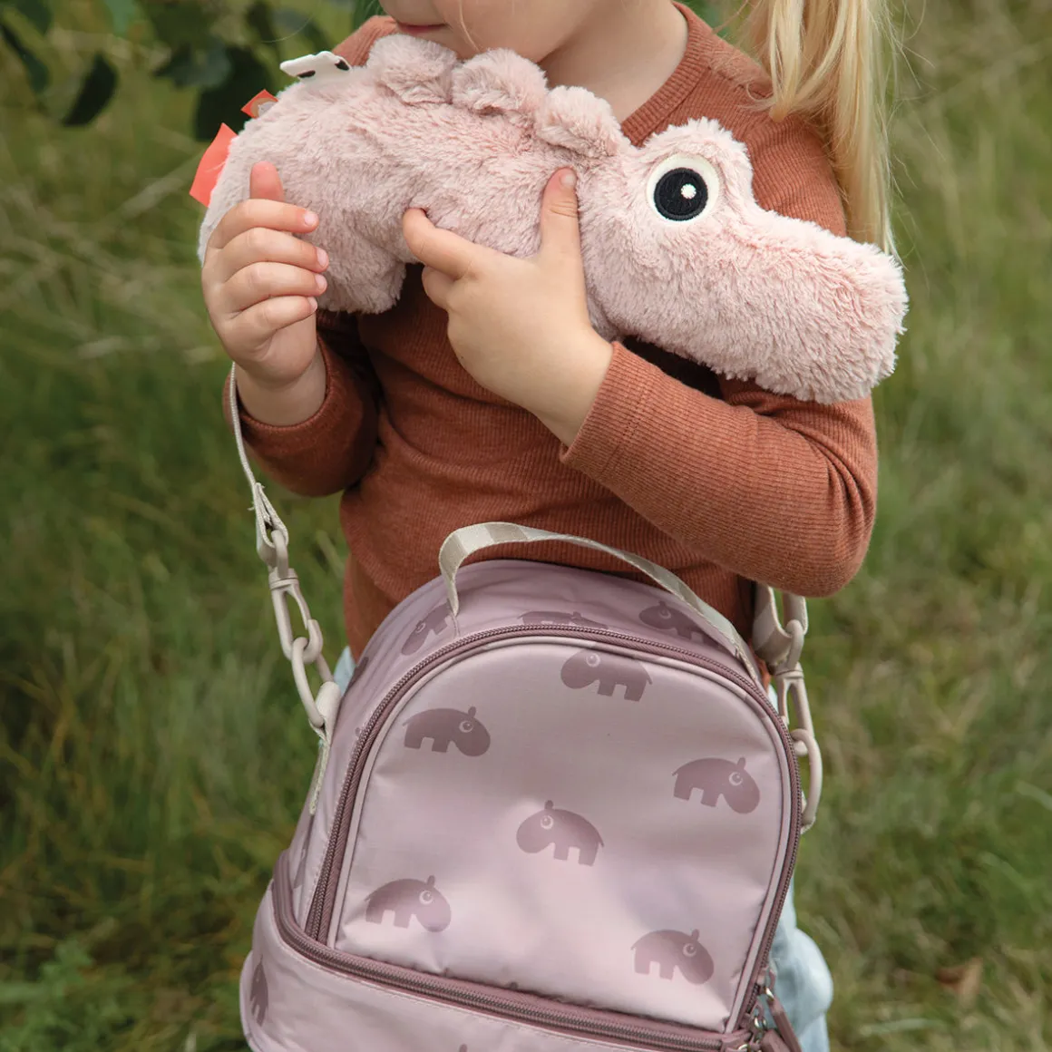 Kids insulated lunch bag - Croco - Green