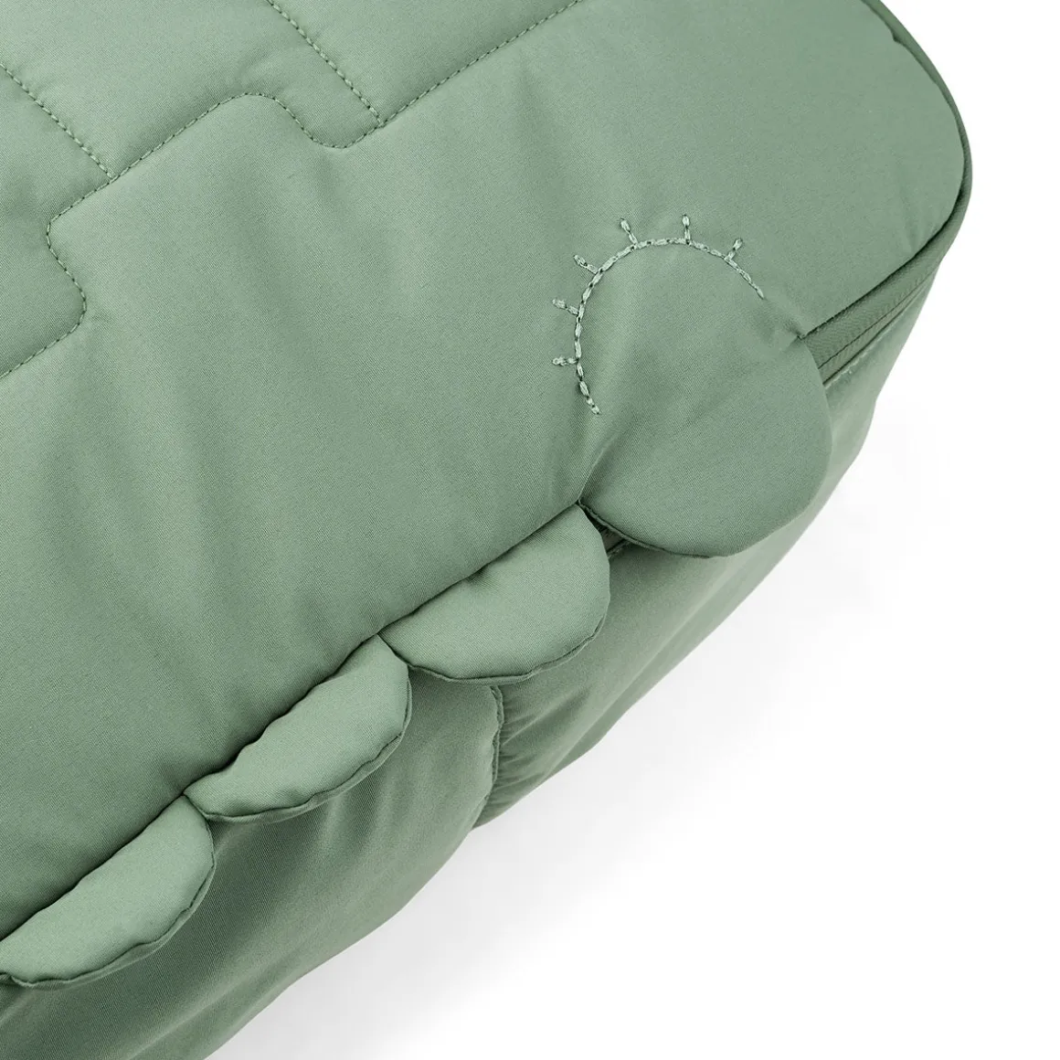 Kids quilted backpack - Croco - Green - 9,6 L