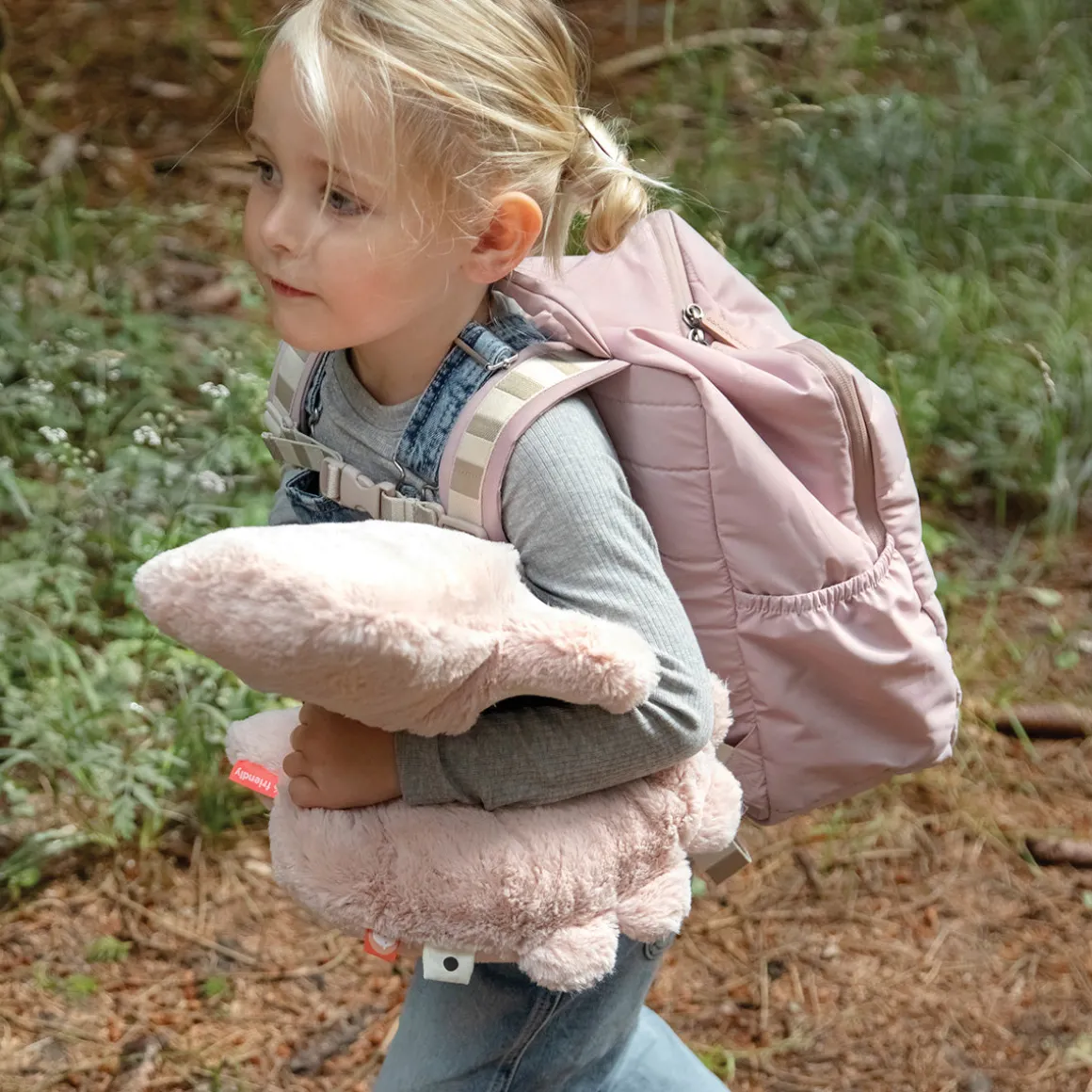 Kids quilted backpack - Croco - Green - 9,6 L