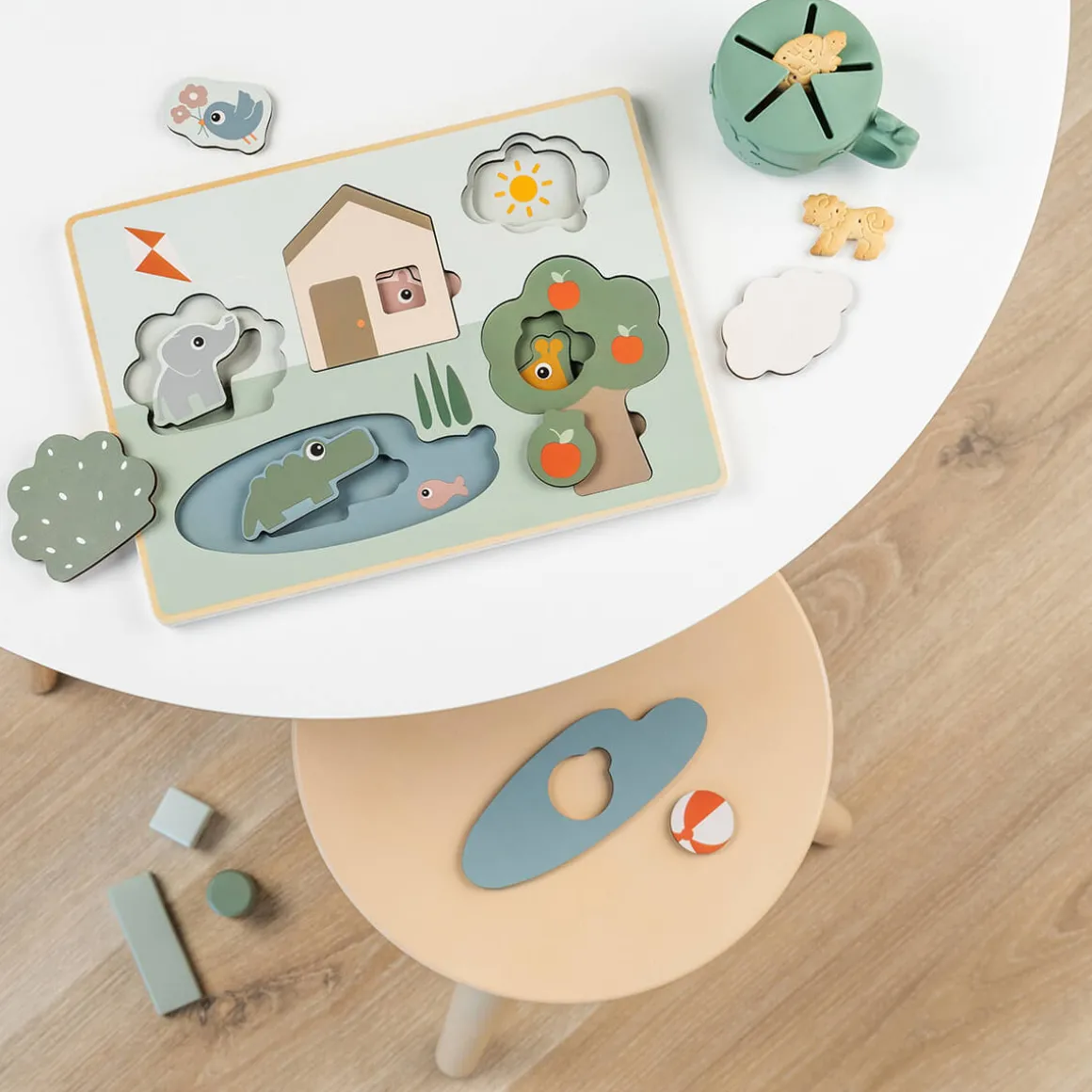 Layer puzzle - Deer friends - Colour mix